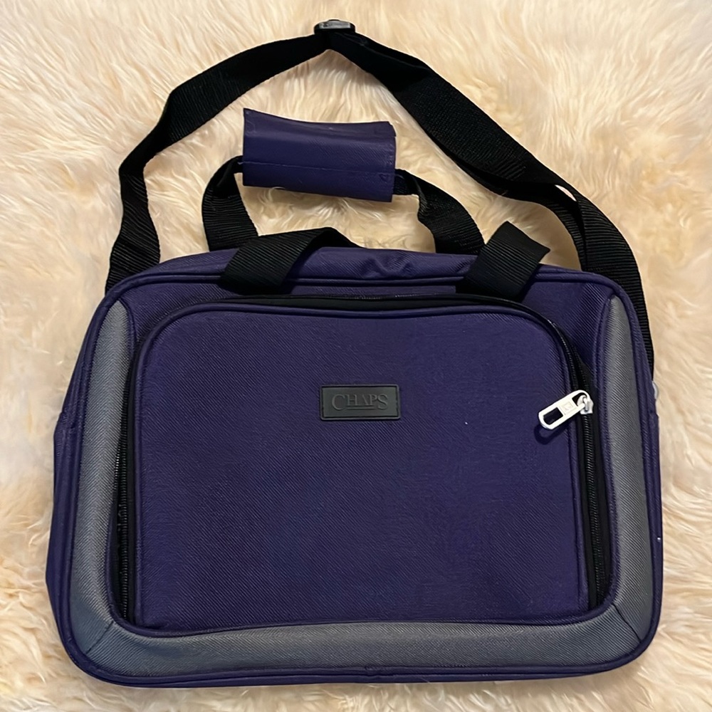 NWOT purple Chaps travel bag - Picture 1 of 5